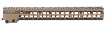 Geissele Automatics Super Modular Rail MK14 15" M-LOK Handguard - DDC Hardcoat Anodized