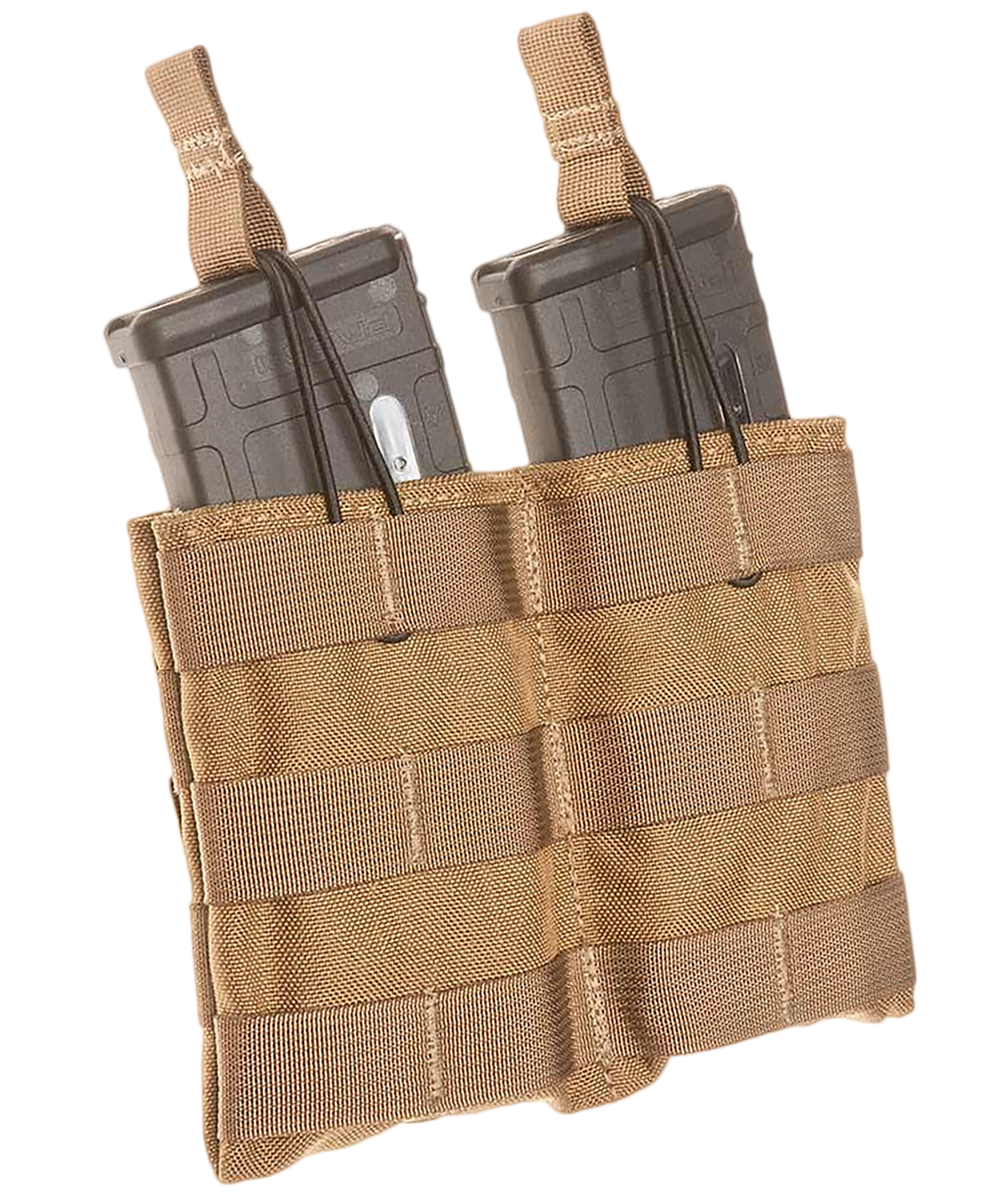 Tacshield Speed Load Double Rifle Mag Pouch Coyote 1000D Nylon MOLLE