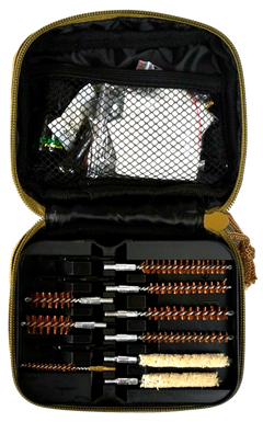 Clenzoil 2830 Field & Range Multi-Caliber Rifle Cleaning Kit 21-Piece Tan