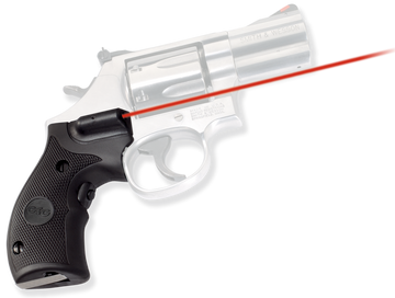 Crimson Trace LG-306 Lasergrips S&W K/L-Frame Round Butt & Governor - Red Laser Black Polymer