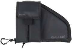 Allen 78-7 Pistol Case with Mag Pouch Black Nylon - Fits Compact Handguns