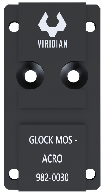 Viridian RFX45 Glock MOS Mounting Adapter - Black Anodized