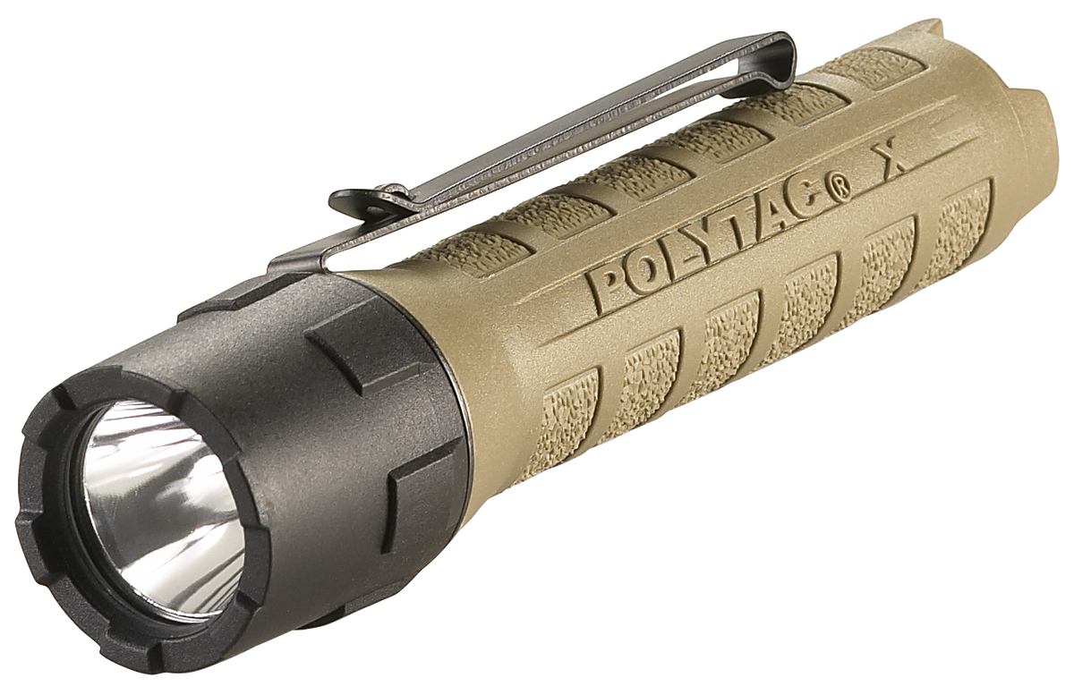 Streamlight PolyTac X USB LED Flashlight 35/260/600 Lumens - Coyote Polymer