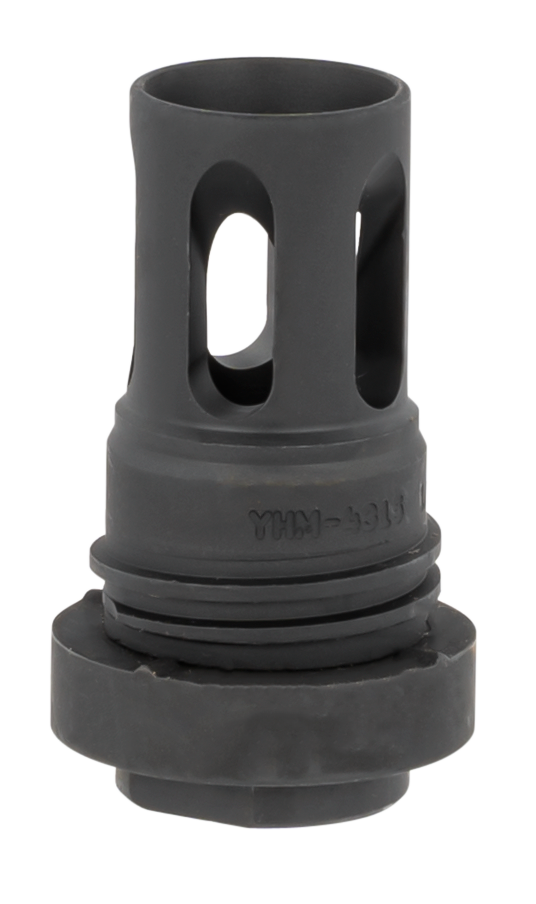 Yankee Hill Mini QD Flash Hider 5.56x45mm NATO 1/2x36 Black Phosphate Steel