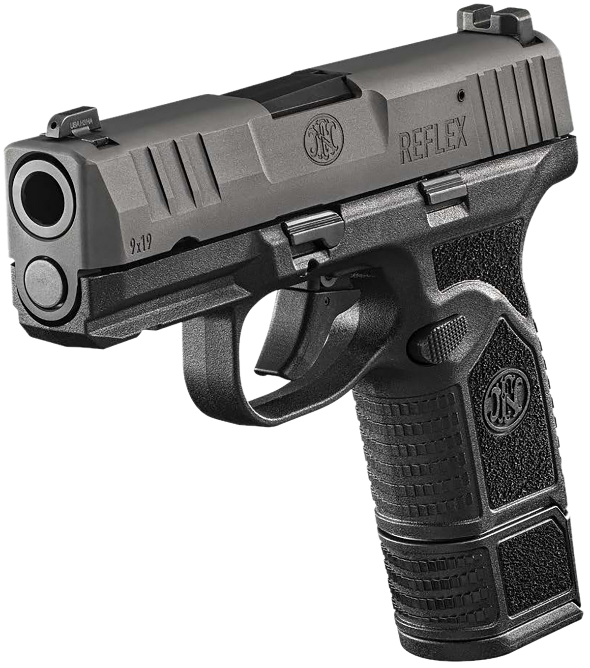 FN Reflex 9mm Luger 3.30" 15+1/11+1 Micro-Compact Pistol - Black PVD