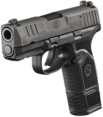 FN Reflex 9mm Luger 3.30" 15+1/11+1 Micro-Compact Pistol - Black PVD