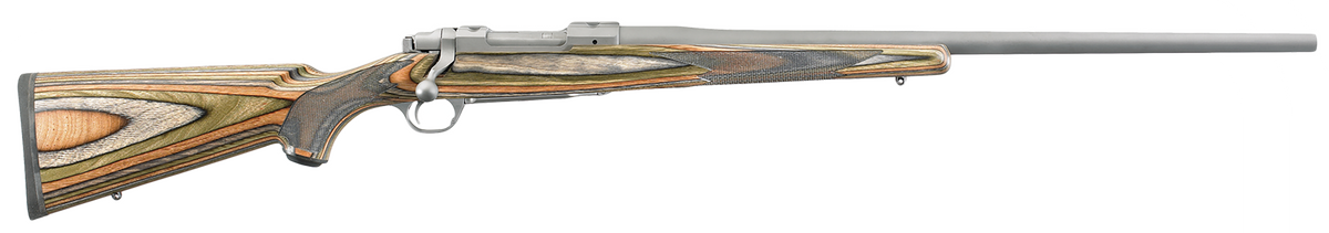 Ruger Hawkeye Predator .204 Ruger 24" 5+1 Bolt-Action Rifle - Stainless / Green Mountain Laminate
