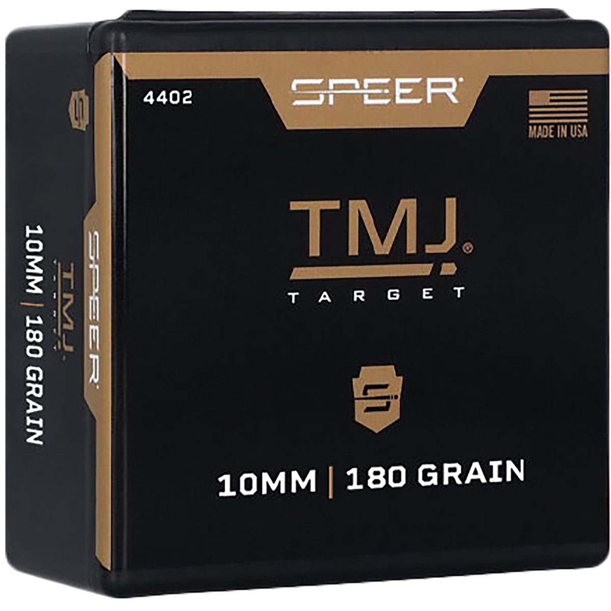 Speer Ammo 4402 TMJ 40 Cal .400 180gr Total Metal Jacket Reloading Bullets - 100/Box