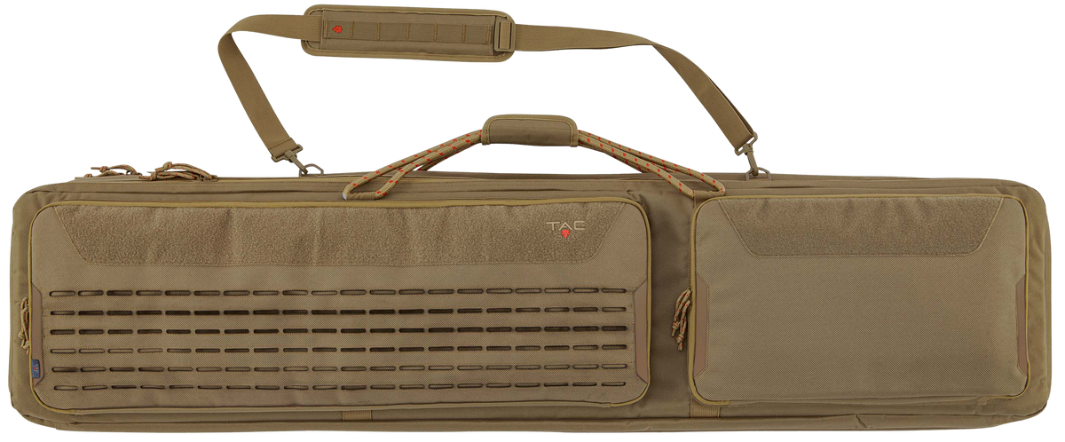 Tac Six Unit 55" 2-Rifle Tactical Case Coyote 600D Polyester
