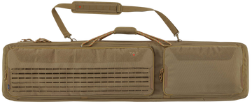 Tac Six Unit 55" 2-Rifle Tactical Case Coyote 600D Polyester