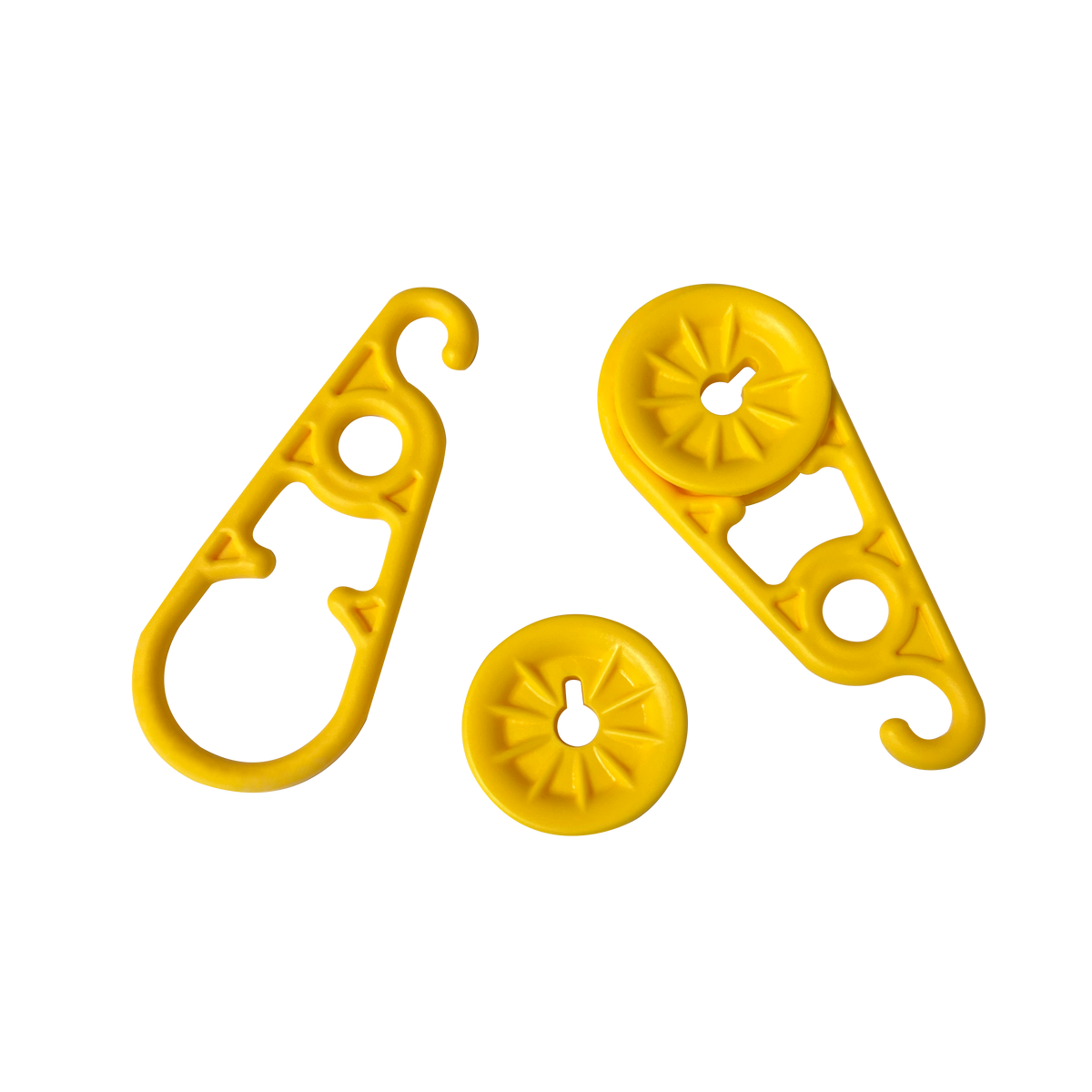 AccuSharp Super Snaps 1006C Yellow 8.80" 6-Pack Tarp Clip