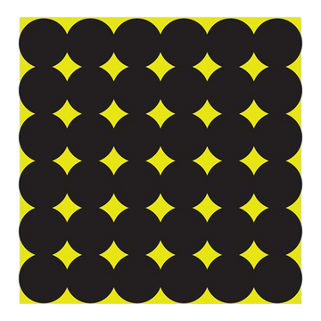 Birchwood Casey Shoot-N-C 1" Paper Target Pasters Self-Adhesive Black 12 Pack