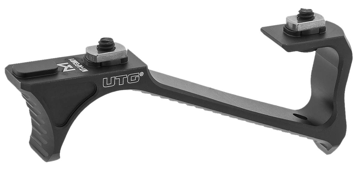Leapers UTG Ultra Slim Angled M-LOK Foregrip - Matte Black Anodized 6061-T6 Aluminum