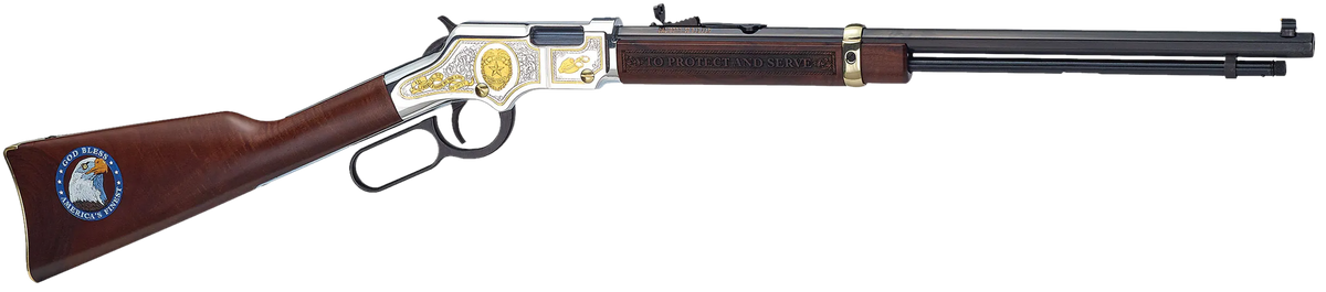 Henry H004LE Golden Boy Law Enforcement Tribute 22 S/L/LR 20" 16 LR/21 Short Lever-Action Rifle