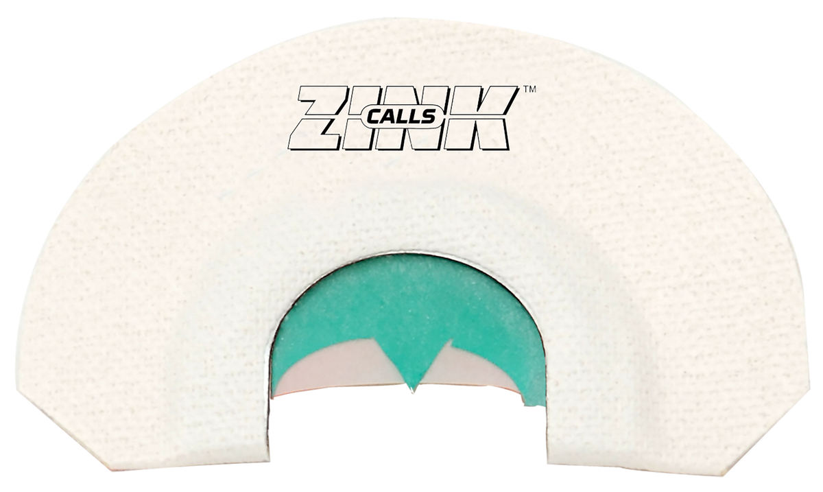 ZINK ZNKZNK313 Wicked Lady Turkey Diaphragm Mouth Call - Double Reed White Bat Cut