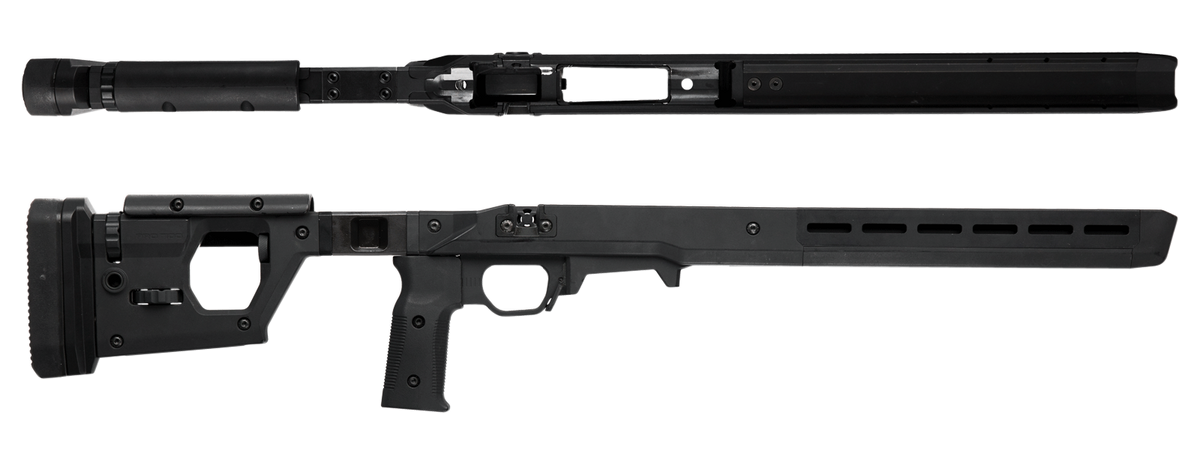 Magpul Industries Pro 700 Fixed Stock Black Synthetic w/Aluminum Bedding for Remington 700 SA
