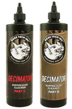 Bore Tech Decimator Suppressor Cleaner A & B 16 oz 2-Bottle Set