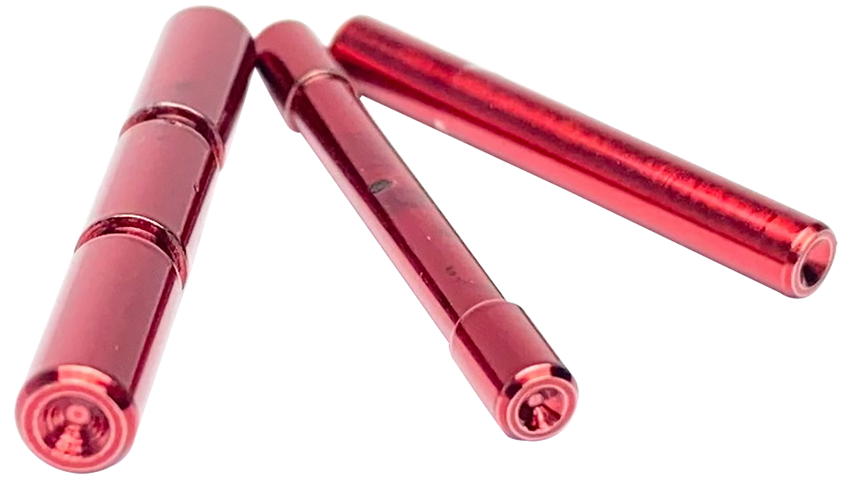Cross Armory CRGPSRD 3 Pin Set Dimpled Red 4140 Steel for Glock Gen 1-3