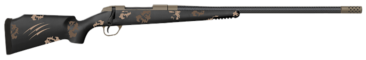 Fierce Firearms Carbon Rage 7mm BC 20" 3+1 Bolt-Action Rifle - Black Cerakote / Carbon Fiber Stock