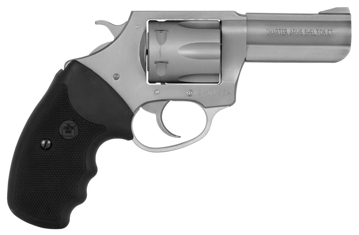 Charter Arms Pitbull 380 ACP 3" 6-Shot DA/SA Revolver - Stainless