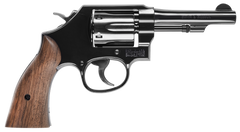 Smith & Wesson Model 10 Classic K-Frame 38 Special +P 4" 6-Shot DA/SA Blued Revolver