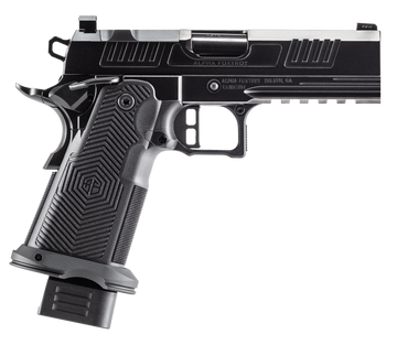 Alpha Foxtrot AF1911 Romulus 9mm Luger 4.25" 20+1 Semi-Auto Pistol - Black DLC, Compensated, Optic Ready