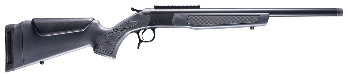 CVA Scout 360 Buckhammer 20" 1-Rd Single Shot Rifle - Blued / Stealth Gray