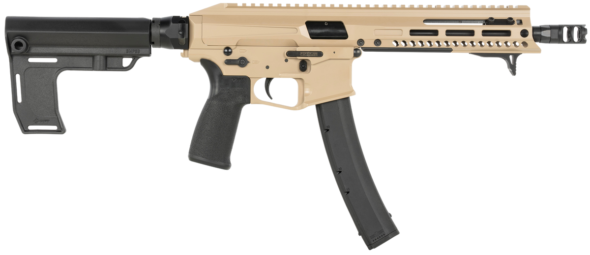 Patriot Ordnance Factory Phoenix 9mm Luger 8" 35+1 Semi-Auto Pistol - Flat Dark Earth Cerakote