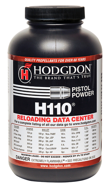 Hodgdon H110 Spherical Smokeless Pistol/Shotgun Powder 1 lb
