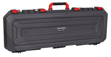 Plano All Weather 2 Rustrictor Technology 42" Rifle Case Gray/Red - Dri-Loc Seal & Lockable Latches