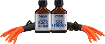 Code Blue OA1074 Double Drag Combo Deer Attractant 2 oz Doe Estrous & Buck Urine Set