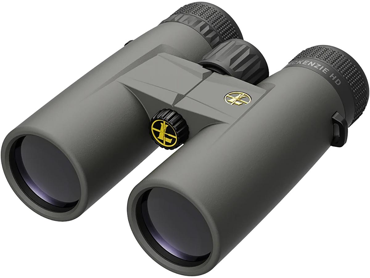 Leupold BX-1 McKenzie HD 10x 42mm Roof Prism Binoculars - Shadow Gray Armor Coated Magnesium