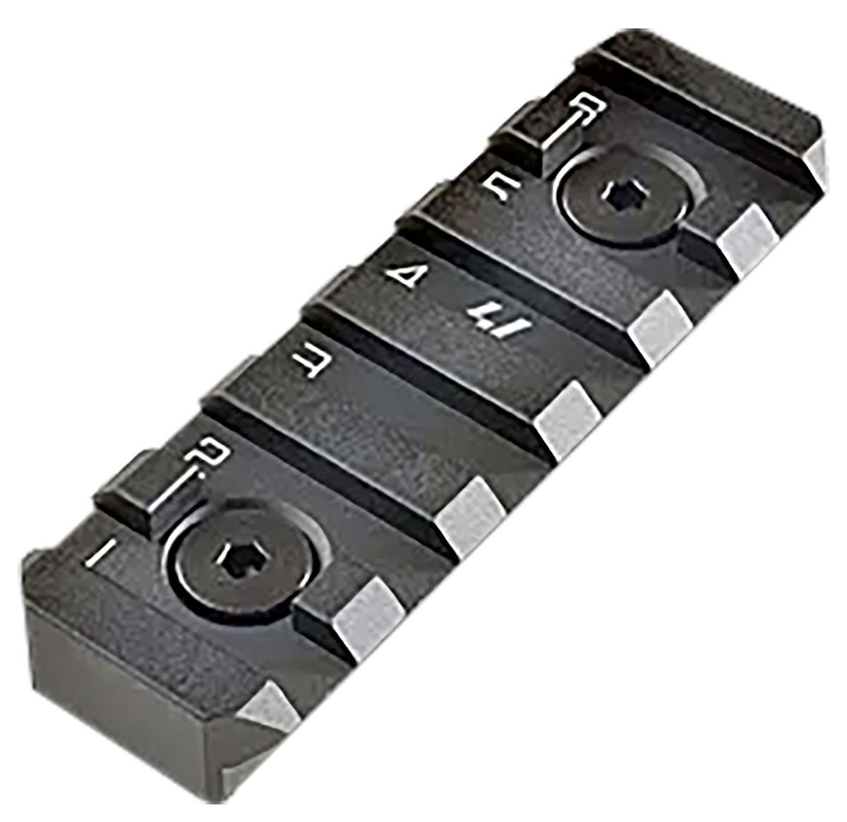 Strike Industries LINK M-LOK/KeyMod 6-Slot Rail Section Black Anodized
