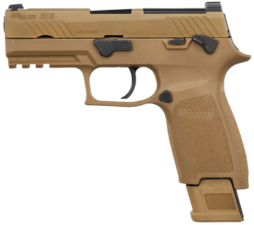Sig Sauer M18 9mm Luger 3.9" 17+1 Semi-Auto Pistol - Coyote PVD - Manual Safety - Optic Ready