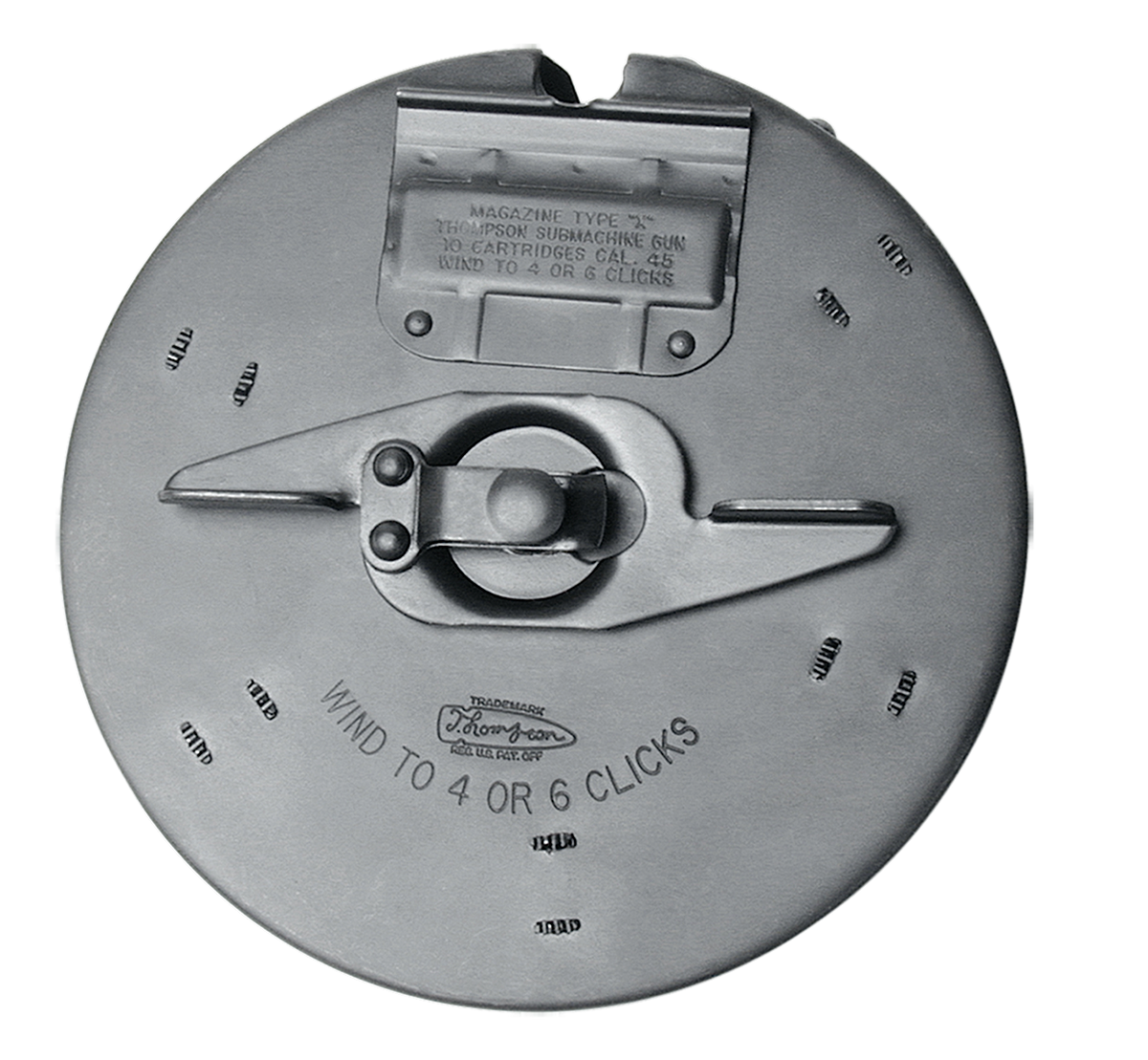 Thompson T12BKT 45 ACP 10-Rd Drum - 1927-A1 Fit - Blued Steel