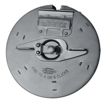 Thompson T12BKT 45 ACP 10-Rd Drum - 1927-A1 Fit - Blued Steel