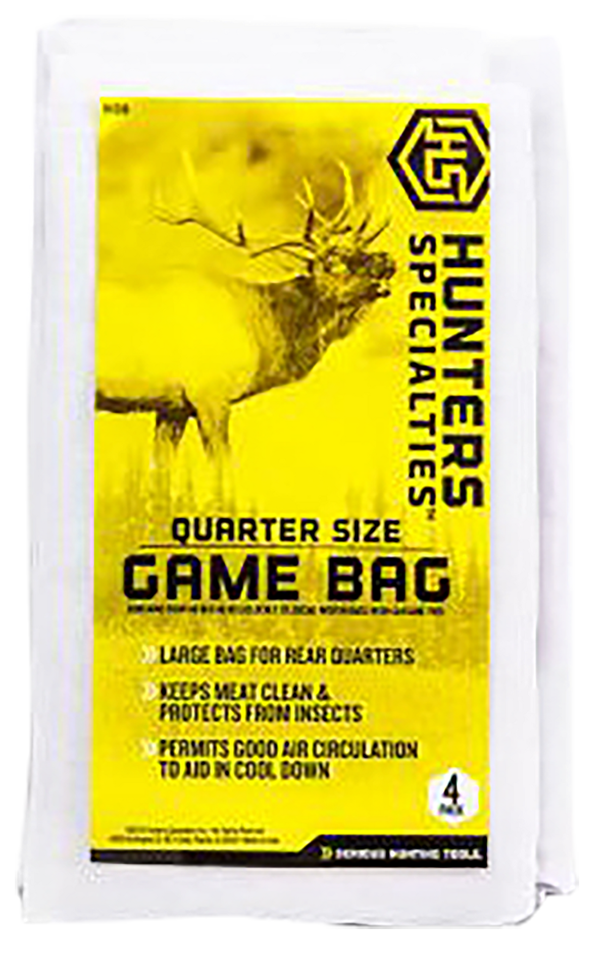 Hunters Specialties Quarter Size Game Bag 40"x48" 4-Pack