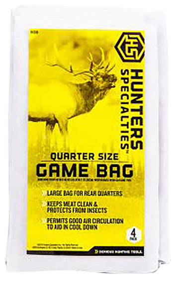Hunters Specialties Quarter Size Game Bag 40"x48" 4-Pack