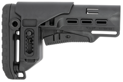 NcStar Tactical PCP42 Mil-Spec AR-15 Collapsible Stock w/Adjustable Cheekpiece - Black Synthetic