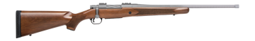 Mossberg Patriot 400 Legend 20" 4+1 Bolt-Action Rifle - Threaded Barrel, Stainless Cerakote, Walnut