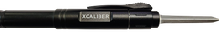 Xcaliber Knife Company Pen Knife 1.70" OTF Dagger 440C SS - Black Aluminum Handle
