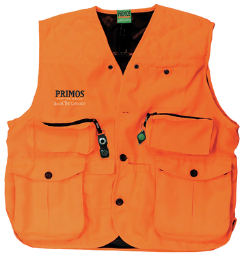 Primos Gunhunter's Hunting Vest Medium Blaze Orange - Compass & LED Light