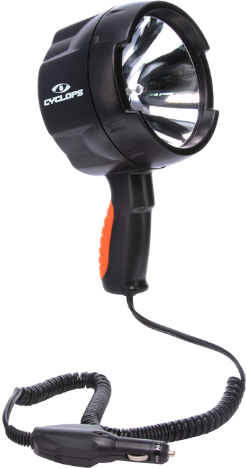 Cyclops CYCHS140012V 12V Direct Spotlight 1400 Lumens Halogen 450M Black
