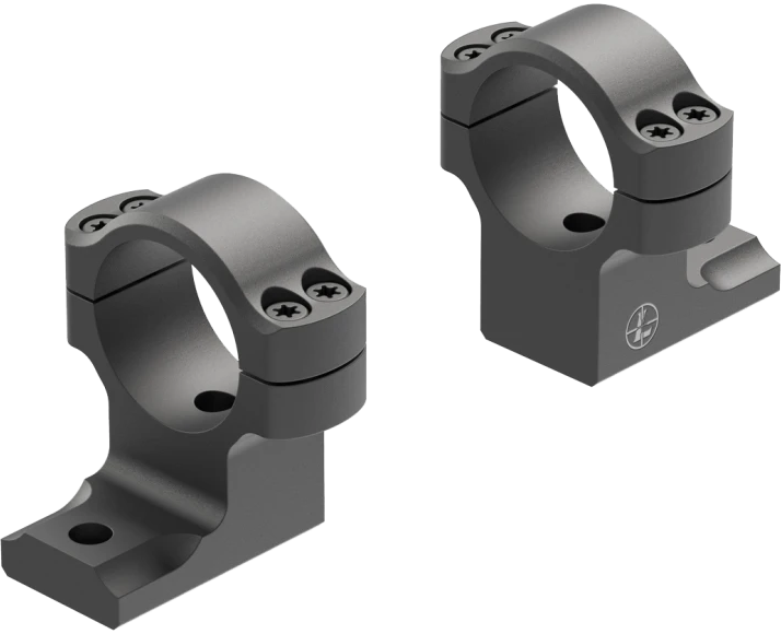 Leupold BackCountry Ring Mount 1" High Matte Black Aluminum - Tikka T3/T3X
