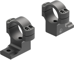 Leupold BackCountry Ring Mount 1" High Matte Black Aluminum - Tikka T3/T3X