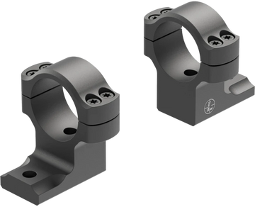 Leupold BackCountry Ring Mount 1" High Matte Black Aluminum - Tikka T3/T3X