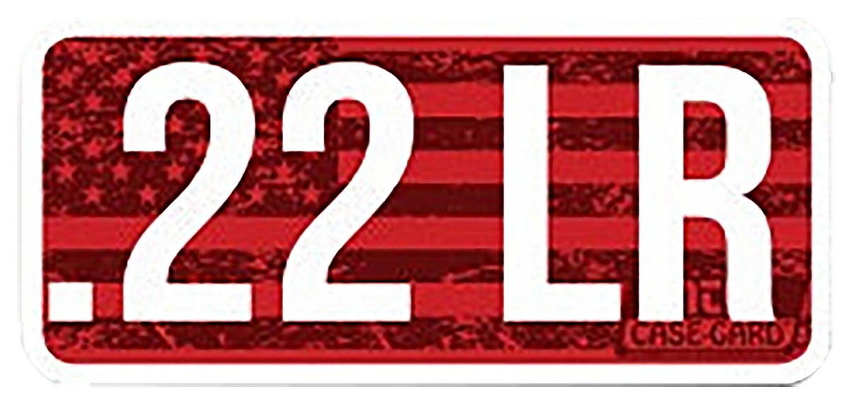 MTM Case-Gard CL22LR Ammo Caliber Labels .22 LR Red/White 8-Pack