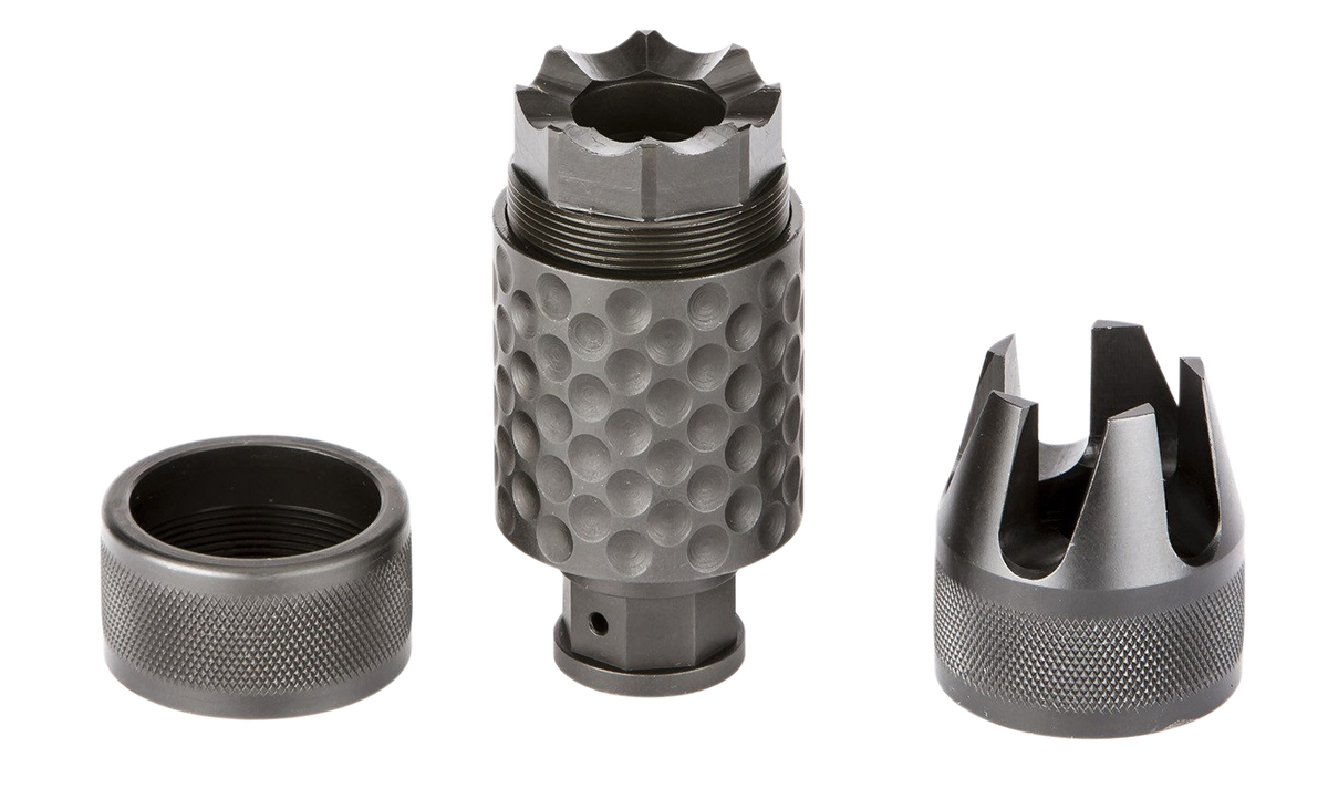 Spikes Tactical Barking Spider2 30 Cal Muzzle Brake 5/8x24 Black Nitride