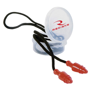 Radians JP3150HC SnugPlugs 28 dB Behind The Neck Red/Black Earplugs - 1 Pair