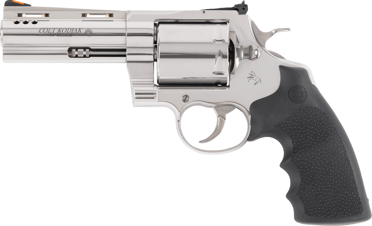 Colt Mfg Kodiak 44 Mag 4.25" 6-Rd DA/SA Revolver - Polished Stainless
